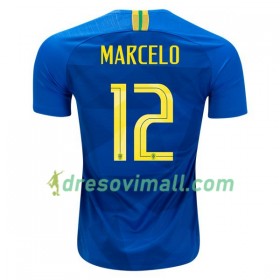 Brazil Marcelo 12 Gostujući Nogometni Dresovi Svjetsko prvenstvo 2018
